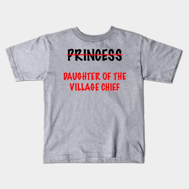 Daughter of the Village Chief Kids T-Shirt by duchessofdisneyland